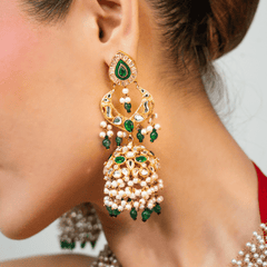 The Emerald Opus Jhumkas