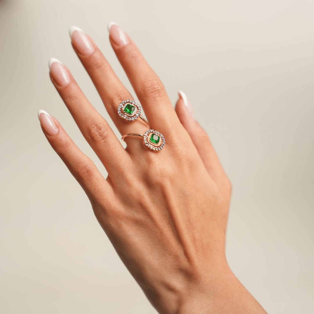 Emerald Harmony Ring
