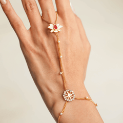 Lotus Flower Handchain