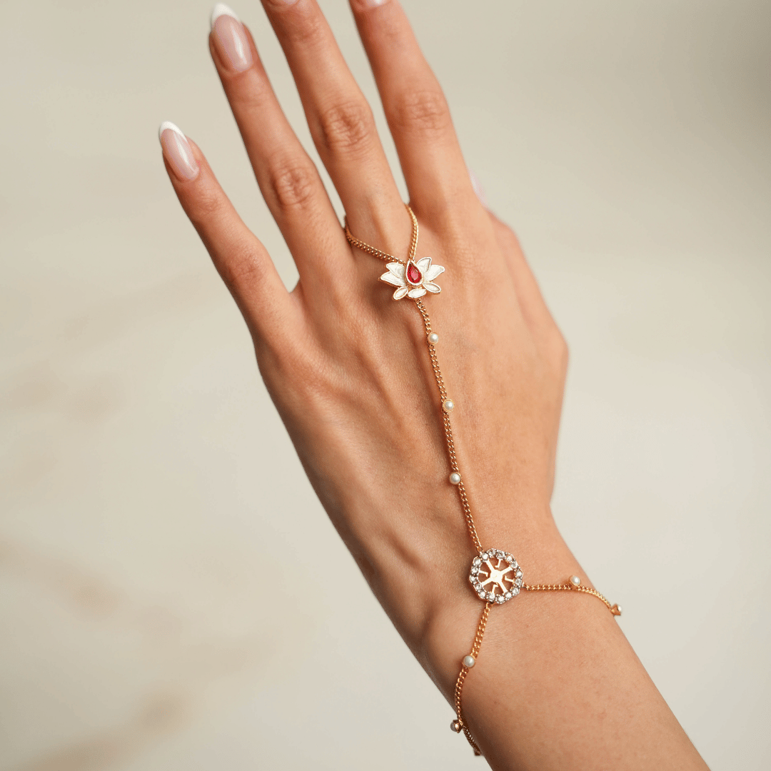Lotus Flower Handchain