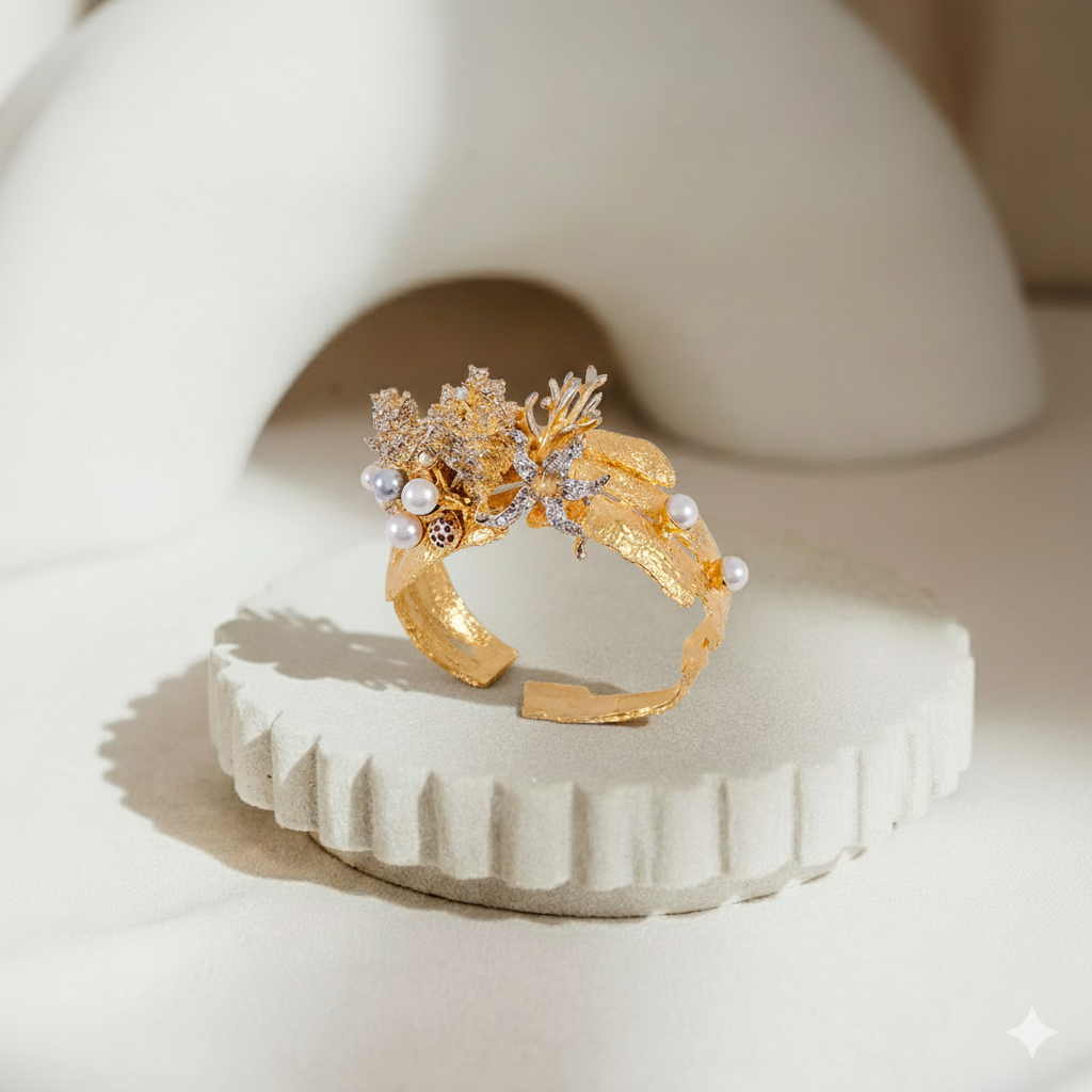 Sea Sculpture Hand Cuff