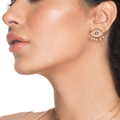 Evil Eye Ear Studs