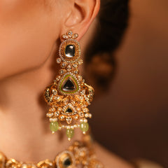 Mint Gardenia Earrings