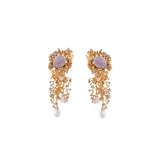 Swirling Seas of Gold Earrings